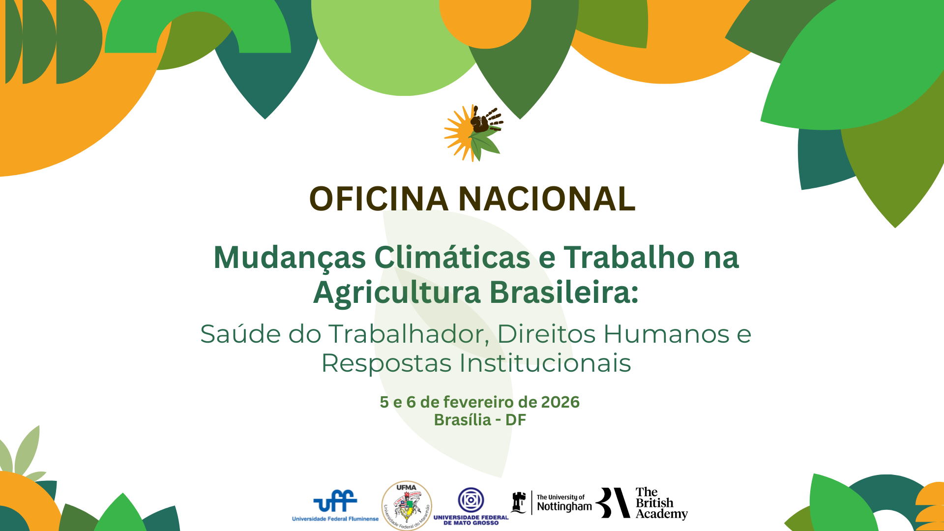 Oficina nacional em Brasília debate mudanças climáticas, saúde e trabalho na agricultura brasileira
